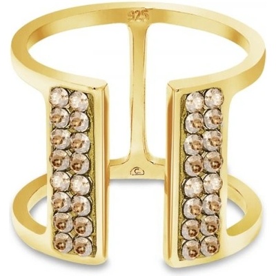 Spark Prsten zlatý se Swarovski Elements Radiance PGFMP2GS Golden Shadow