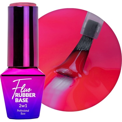 Molly Lac Rubber Base 2v1 Fluo Fruity Rooty 1 10 ml
