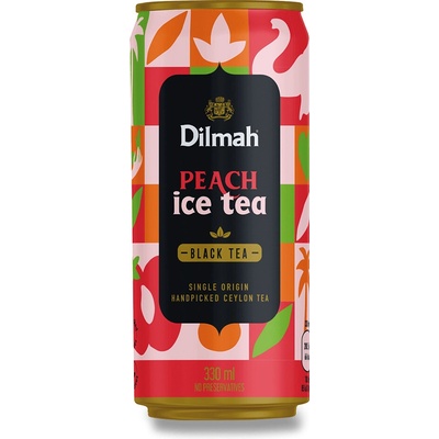 Dilmah Černý Čaj Broskev 330 ml
