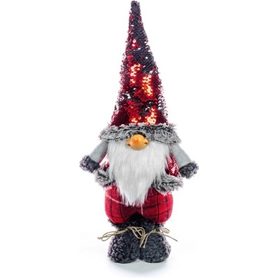 MagicHome Dekorácia Vianoce Škriatok 41 cm