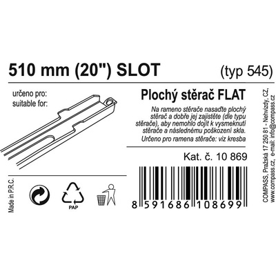 Compass Flat Bulk 510 mm 10869