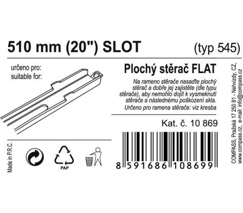 Compass Flat Bulk 510 mm 10869