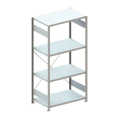 META zásuvný základní regál 2000 x 1000 x 600 mm 4 police 100 kg
