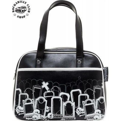 Kabelka retro rockabilly pin-up Sourpuss Clothing Digger Bowler Purse