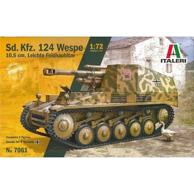 Sd.Kfz.124 Wespe 10.5 cm. Leichte FeldhaubitzeItaleri 7061 1:72