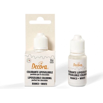 Decora Farba do tukov biela 15g