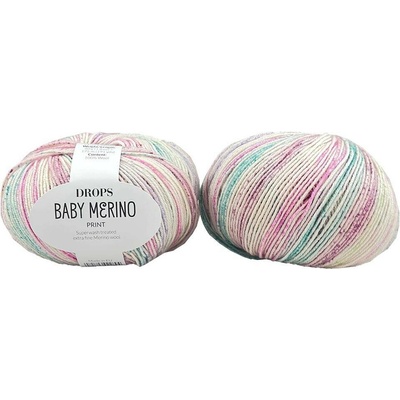 Drops Baby Merino print 105 kouzelné pusinky
