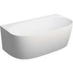 Omnires Свободностояща композитна вана Omnires Valencia M+ BTW, матово бяла, 158x86 см (VALENCIAWPBM)