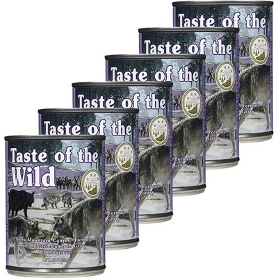 TASTE OF THE WILD Sierra Mountain Canine - konzerva, 6 x 390g