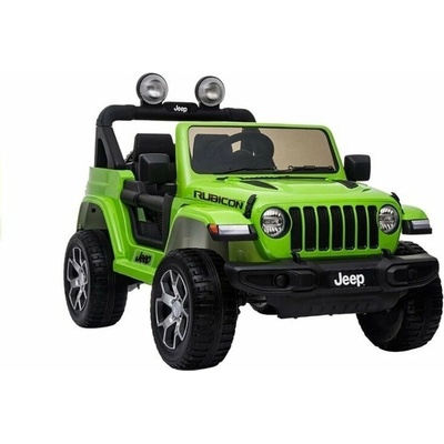 Lean Cars Elektrické autíčko Jeep Rubicon 4x4 4x45W 12V10Ah- 2022 zelená