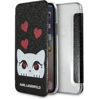 KARL LAGERFELD Калъф Karl Lagerfeld Valentine за iPhone X/Xs - черен (3700740413647)