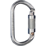 ČERVA EXPORT IMPORT a. s Fall safe fs 33500 / Овален стоманен карабинер, универсален с въртящо се заключване (0808002499999)