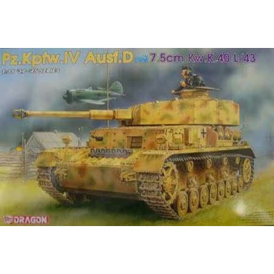 DRAGON Model Kit tank 6330 Pz.Kpfw.IV Ausf.D mit 7.5cm Kw.K 40 L/43 1:35