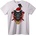 NOONEBRAND Тениска Санта Вълк Урбан - 2XL, White