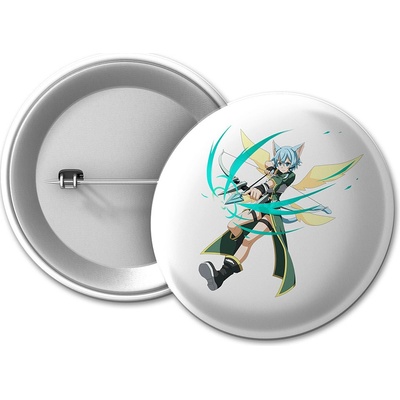 Sword Art Online placka Sinon Fairy 50 mm