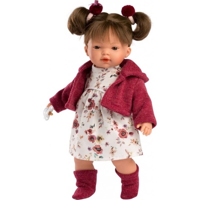 Llorens 33146 VERA realistická se zvuky a měkkým látkovým tělem 33 cm