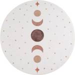 Ayyildiz Кремав детски килим подходящ за пране ø120 cm Coco 1136 - Ayyildiz Carpets (COCO1201201136CREAM)