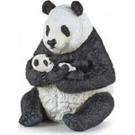 Papo Panda with a young sitting