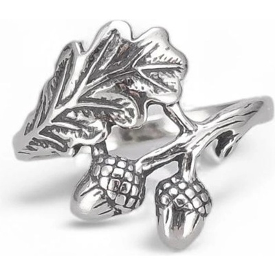 Drakkaria DUB listí a žaludy prsten P41496