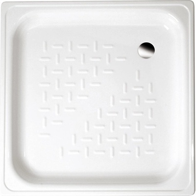 AQUALINE Smaltovaná sprchová vanička, čtverec 70x70x12cm PD70X70