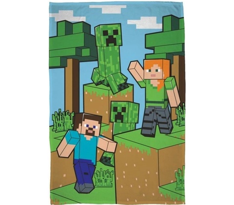 HALANTEX Deka Minecraft zelená 356
