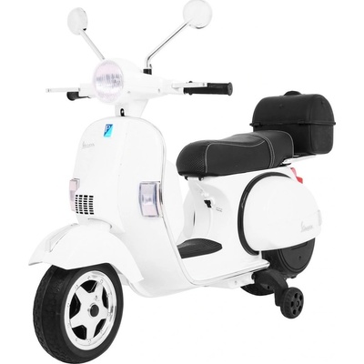 Mamido elektrický skútr Vespa 2x45W bílá