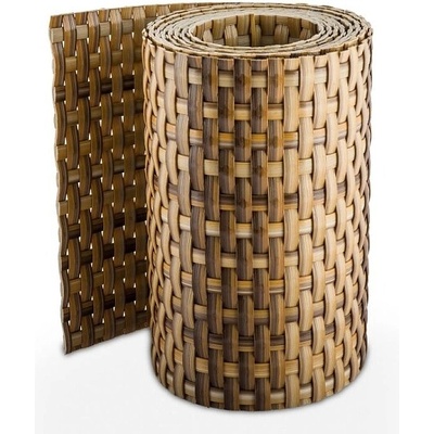 Ratanový plotový stínící pás - sláma, 19cm x 2,55m