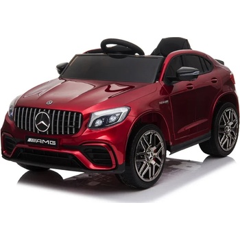 ROLLZONE Mercedes-Benz GLC 63 12V - Детска акумулаторна кола, Червена, EVA гуми (QLS5688-red)