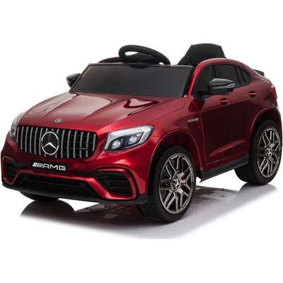 ROLLZONE Mercedes-Benz GLC 63 12V - Детска акумулаторна кола, Червена, EVA гуми (QLS5688-red)
