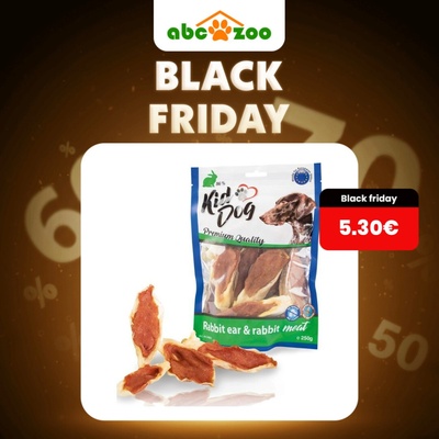 Kid dog pamlsok pre psov králičie ucho s kačacím mäsom 250 g