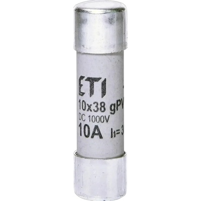 002625075 valcová poistka gPV 10A 1000VDC 10x38mm CH10 pre fotovoltiku ETI