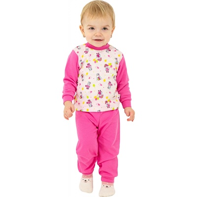 ESITO Dívčí dětské pyžamo Hrošík růžové