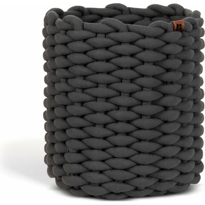 Bigso Látkový košík 25 x 25 cm Peach Skin Round M