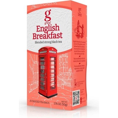 G Tea Černý čaj English Breakfast 25 sáčků