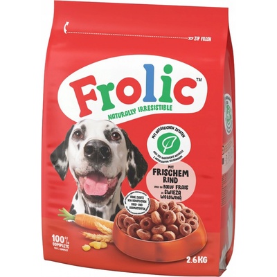 Frolic Hovädzie a zelenina 2,6 kg
