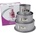 Patisse Затворени форми за кекс Silver-Top висока 3 бр (P-03525)