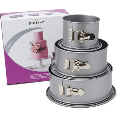 Patisse Затворени форми за кекс Silver-Top висока 3 бр (P-03525)