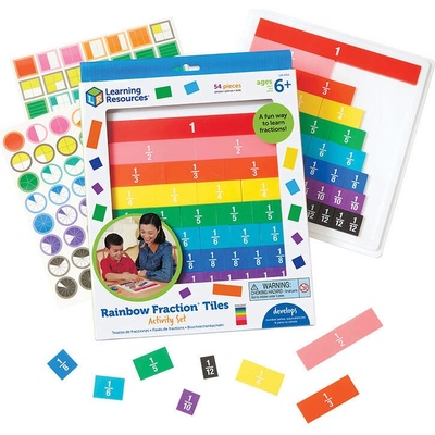 Learning Resources Rainbow Fraction® Tiles Rainbow