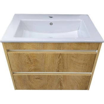 Triano Шкаф долен ЕМА 65, цвят 5414 с 2 чекмеджета и умивалник Linea 65cm (73865)