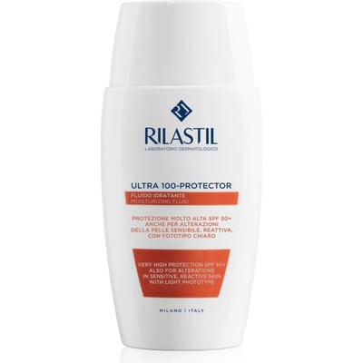 Rilastil Ultra 100-Protector защитен овлажняващ флуид за чувствителна кожа на лицето SPF 50+ 50ml