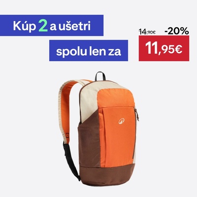 Quechua Arpenaz 100 10 l oranžový