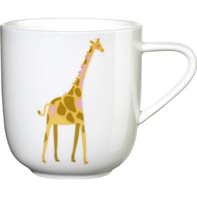 ASA Selection Porcelánový hrnček s uchom s motívom žirafy 250 ml