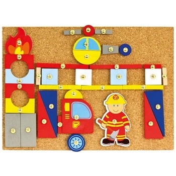 Bino занитваща играчка за развиване на умения пожарникар (82197) (82197) (82197) (82197)