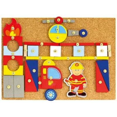 Bino занитваща играчка за развиване на умения пожарникар (82197) (82197) (82197) (82197)