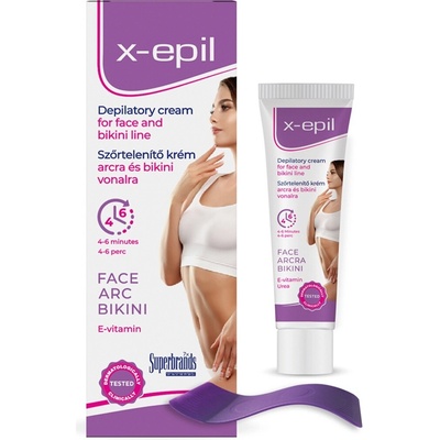 X-Epil Depilační krém na obličej/bikiny 40 ml