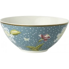 Laura Ashley Miska z porcelany HERITAGE modrá 0,8 l