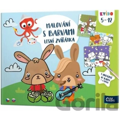 Albi Kvído Maľovanie s farbami Lesné zvieratká