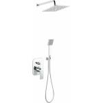 FERRO Вградена душ система Ferro Algeo Square, хромирана (BAQ7P-SET1-S)