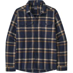 Patagonia Мъжка риза с копчета Patagonia Fjord Flannel Shirt - Crossing: New Navy (033-3400-0214)