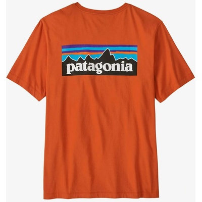 Patagonia P 6 Logo coal orange